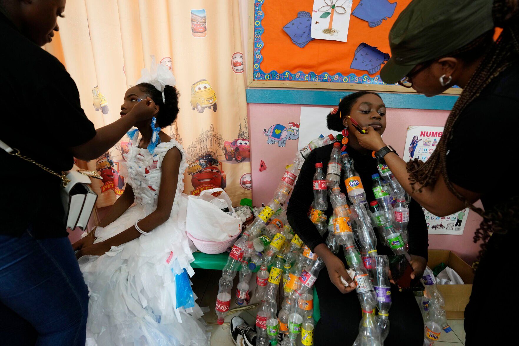 APTOPIX Nigeria Trashion Show